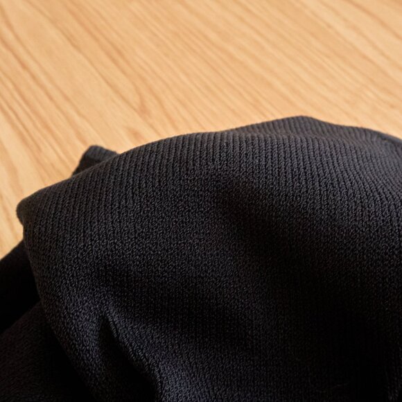 St John Basics Women's Wool Blend Black Knit Vest, Size P, Made in USA - Picture 9 of 9